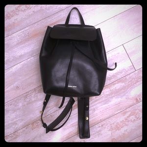 Mansur Gavriel Black Mini Backpack